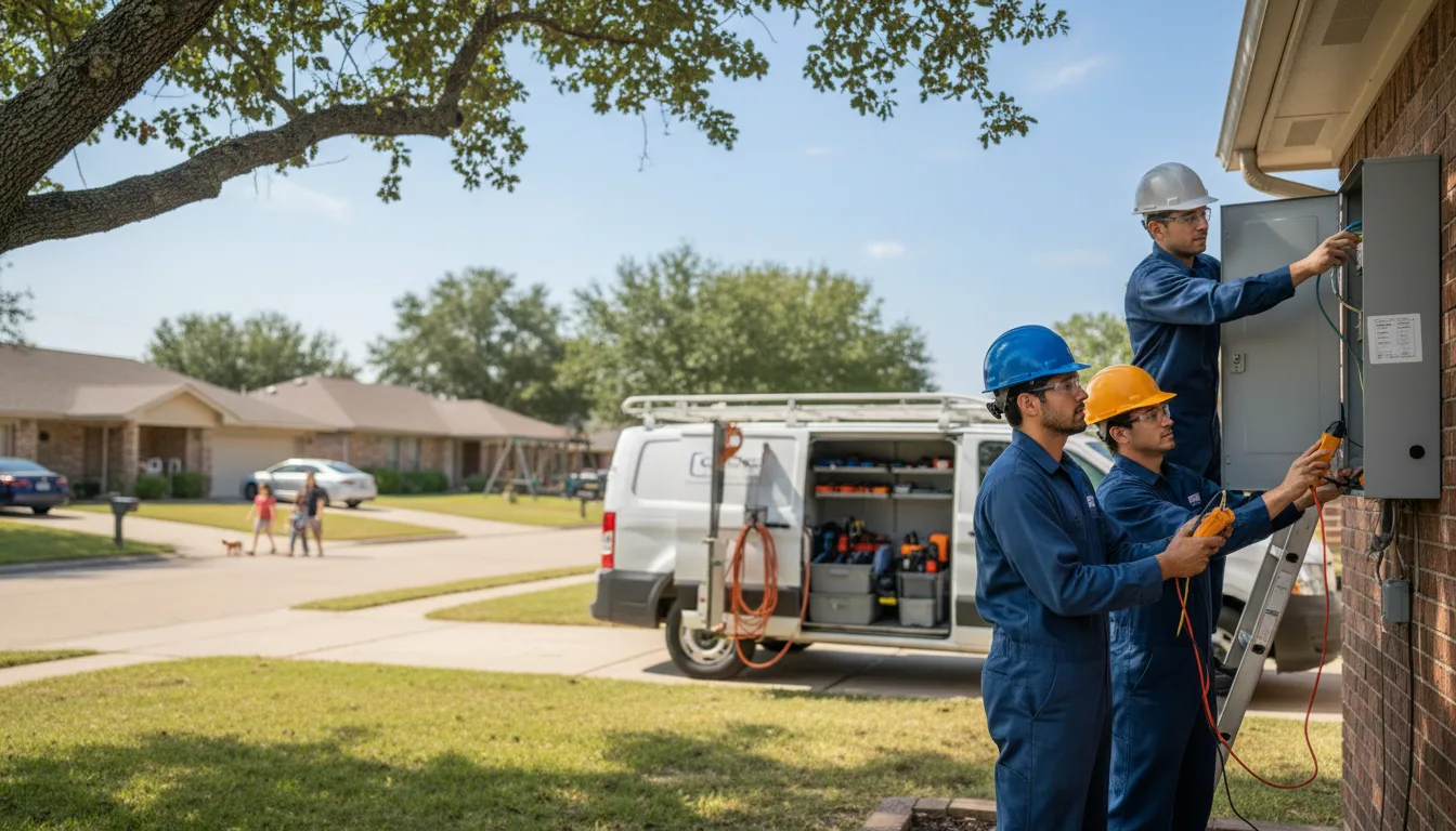 Certified electrician providing emergency electrical services in Kensington, OH